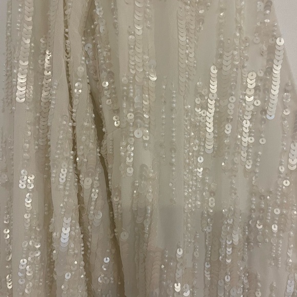 BHLDN long sleeve sequined gown NWT - Picture 4 of 4